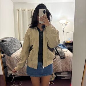 NWT Target canvas bomber jacket